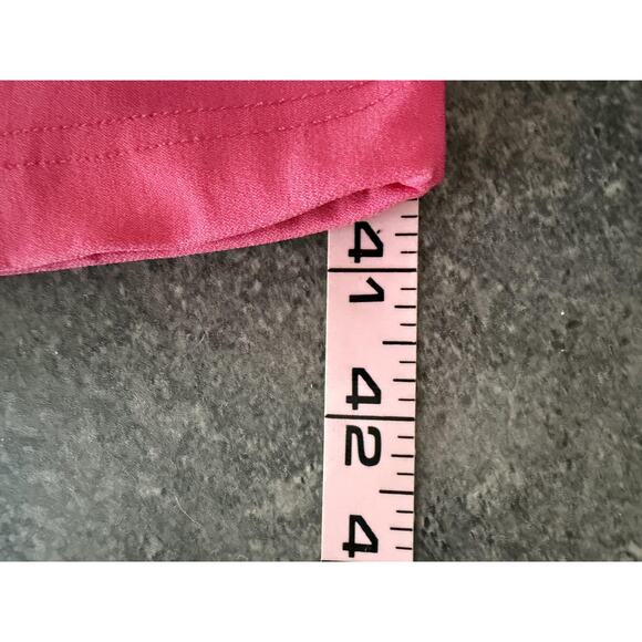 Ashley Stewart Pants Womens 18 Pink Stretch‎ Ankle Slim Fit Dress Work Office - Picture 8 of 9